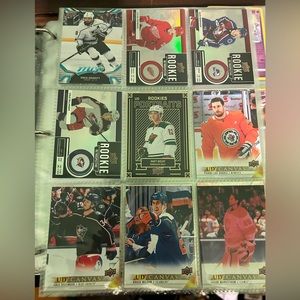 9 Assorted NHL cards